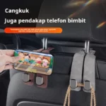 Chair back hook, Simple but practical design — bags & items are easy to hang! 🚗🛍 #CangkukTempatDuduk #KeretaKemas