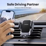 2-in-1 Car Phone Holder for Dashboard Windshield Air Vent Compatible with iPhone 1514 13 Pro Max iPhone 15 14 Plus Samsung Xiaomi