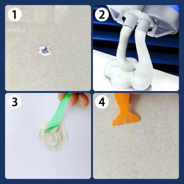 💧Multi-functional waterproof and anti-corrosion repair adhesive🔥 (suitable for ceramic floor tiles, walls, and kitchen countertops) saves time and costs.