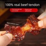 [Hot Selling 3 Big Bags] Spicy Beef Tendon Spicy Air-Dried Beef Tendon Newmu Scraps Snacks 13g